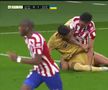 Imagini incredibile în Atletico Madrid - Barcelona » Ferran Torres și Stefan Savic s-au încăierat pe teren