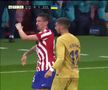 Imagini incredibile în Atletico Madrid - Barcelona » Ferran Torres și Stefan Savic s-au încăierat pe teren