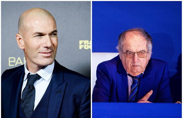 Comunicat al președintelui Federației din Franța, atacat din toate părțile după ce l-a jignit pe Zidane la TV: „Mi se fâlfâie”