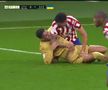 Imagini incredibile în Atletico Madrid - Barcelona » Ferran Torres și Stefan Savic s-au încăierat pe teren
