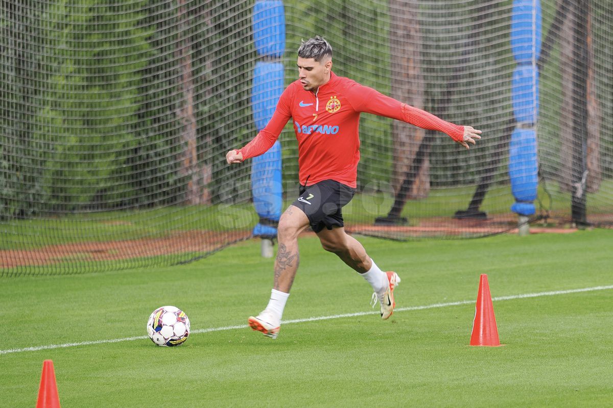 „Ce faci, mă, i-ai dat-o lui Yuri?” » Antrenament pe două anotimpuri: FCSB a ieșit „la joacă” în Antalya. Noua achiziție a captat toate privirile