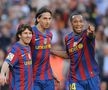 Leo Messi, Zlatan Ibrahimovic și Thierry Henry la Barcelona (foto: Guliver/Getty Images)