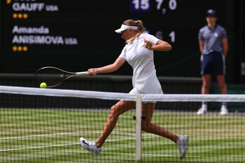 Americanca Amanda Anisimova (22 de ani) a revenit în circuitul WTA, după pauza de 8 luni cauzată de problemele de natură mintală pe care le-a invocat în luna mai. foto: Imago Images
