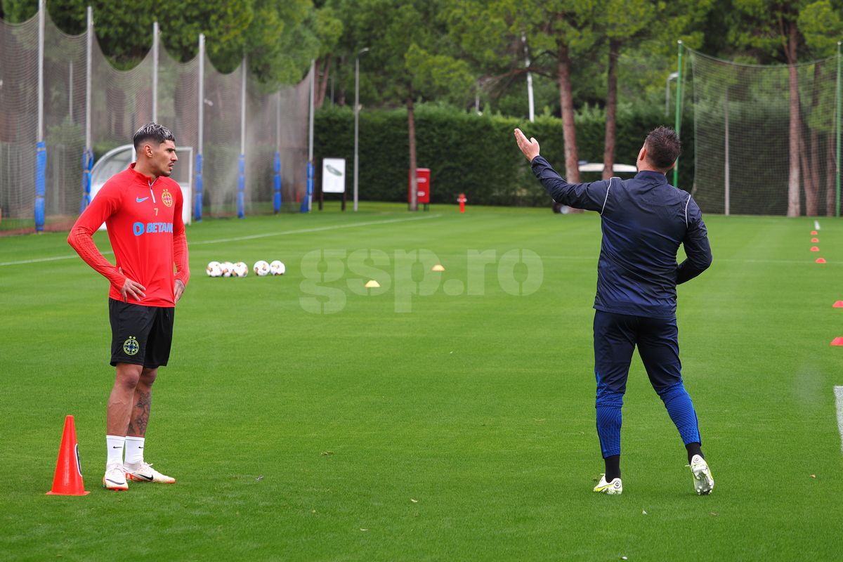 „Ce faci, mă, i-ai dat-o lui Yuri?” » Antrenament pe două anotimpuri: FCSB a ieșit „la joacă” în Antalya. Noua achiziție a captat toate privirile
