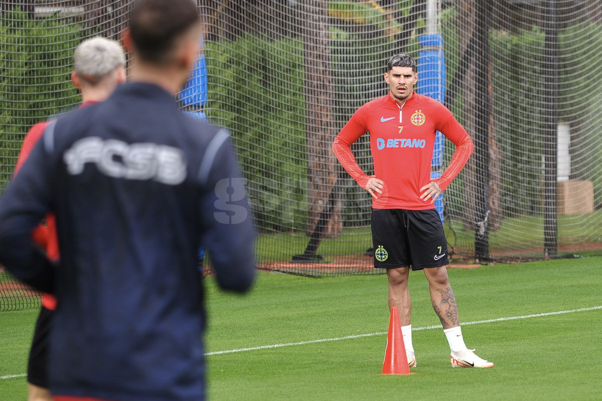 „Ce faci, mă, i-ai dat-o lui Yuri?” » Antrenament pe două anotimpuri: FCSB a ieșit „la joacă” în Antalya. Noua achiziție a captat toate privirile