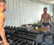 Cristiano Ronaldo trage tare în sală