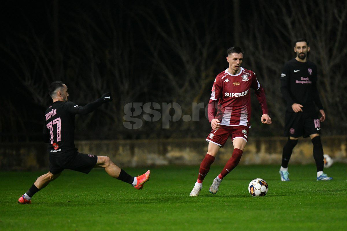 Rapid - Sabah 1-2 » Cu Djokovic titular și Dan Șucu în tribune, giuleștenii au pierdut al doilea amical al iernii