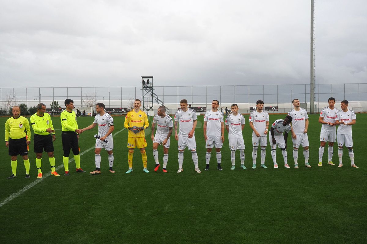 U Cluj - FK Partizani, amical în cantonamentul din Antalya