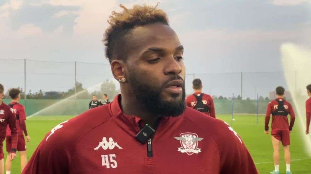 Versiunea lui Boupendza, după ce nu s-a prezentat la antrenamentul Rapidului: „Am preferat să mă odihnesc. Nu vreau să plec”