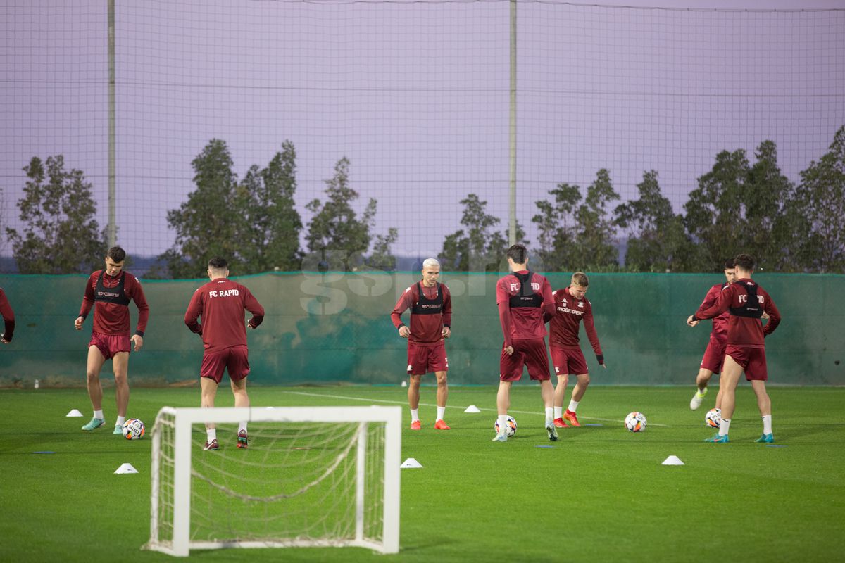 Antrenament Rapid în Dubai, 9 ianuarie 2025