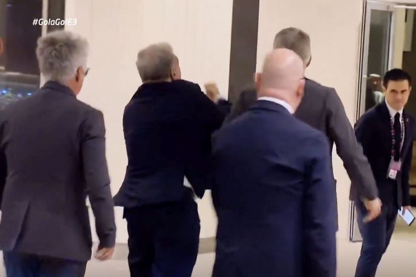 Joan Laporta și gestul lui subteran // sursă foto: captură TV3