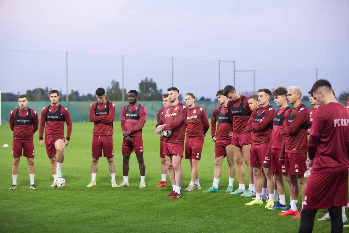 „Moartea căprioarei” în metropolă » Rapidiștii au primit antrenamente forte, nu ciocolată Dubai