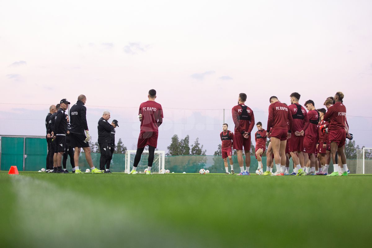 La final de cantonament, Viorel Moldovan oferă detalii despre țintele Rapidului: „Facem eforturi să-l aducem”