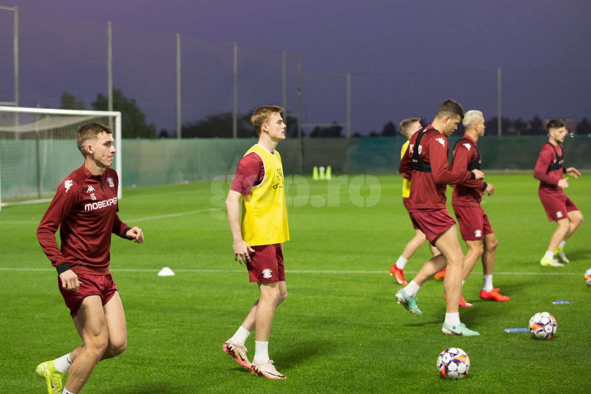 Antrenament Rapid în Dubai, 9 ianuarie 2025