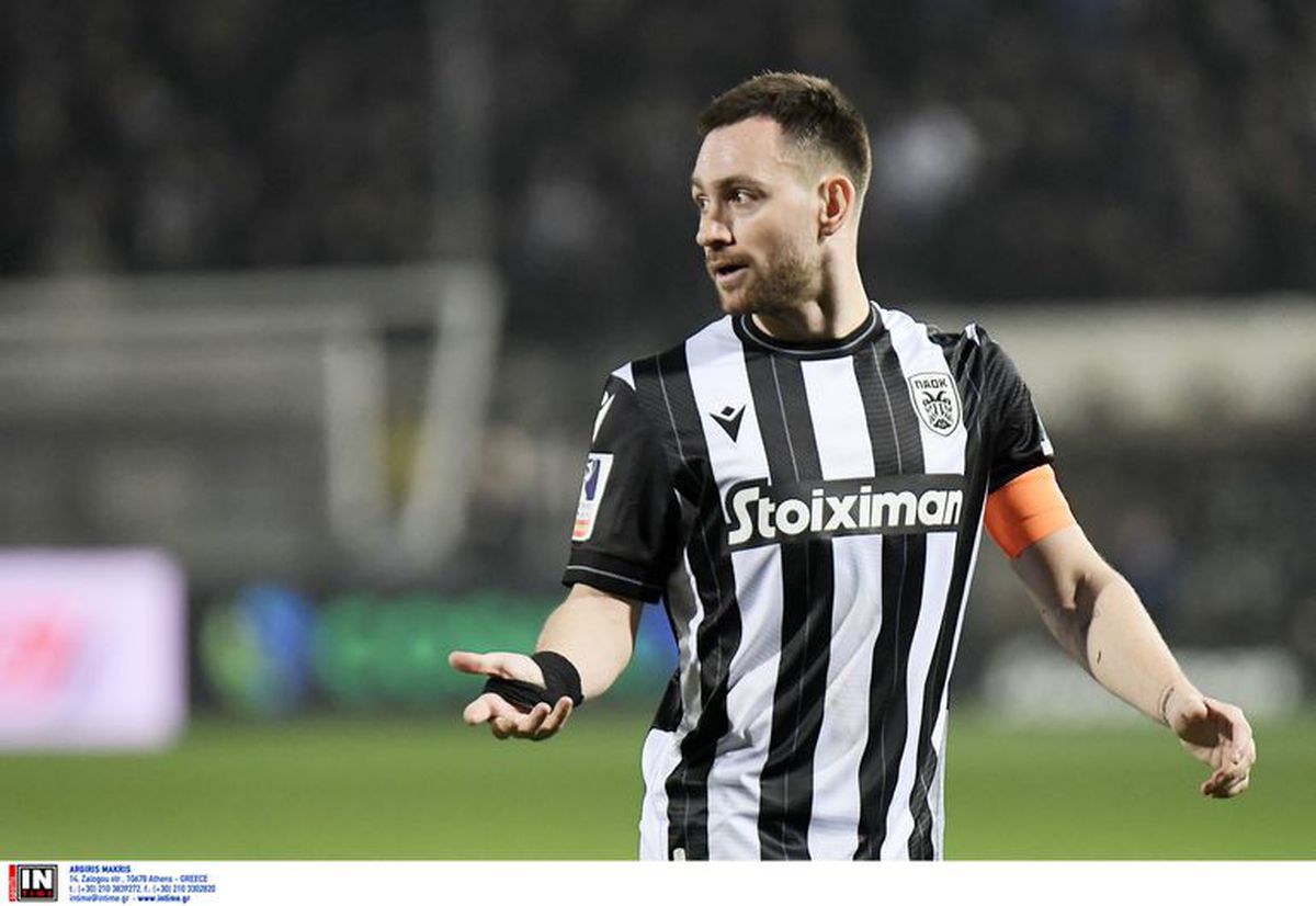 Măștile cu Răzvan Lucescu și steagurile „tricolore” n-au ajutat-o pe PAOK » Eliminare dramatică din Cupa Greciei: gol decisiv în minutul 107