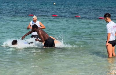 Nu au avut milă de fiul lui Clau-gol » Puștiul și-a primit „botezul” la Rapid