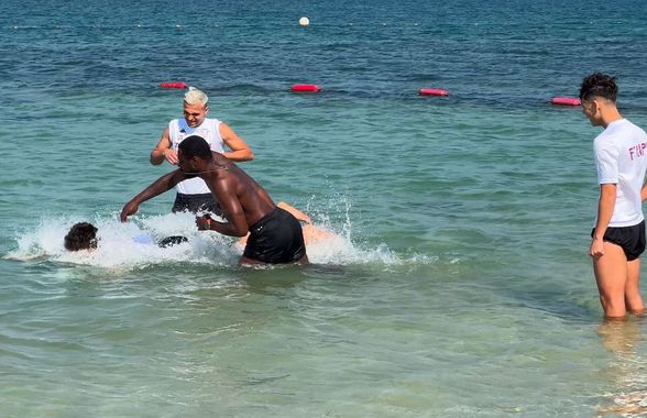 Nu au avut milă de fiul lui Clau-gol » Puștiul și-a primit „botezul” la Rapid