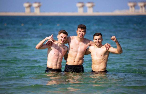 Burj al Rapid » Gazeta a intrat în cantonamentul de lux plătit de Șucu în Dubai. Pacea rușilor e spartă de strigătele lui Șumudică: „Haide, my friend, au un loc la salvamari!”