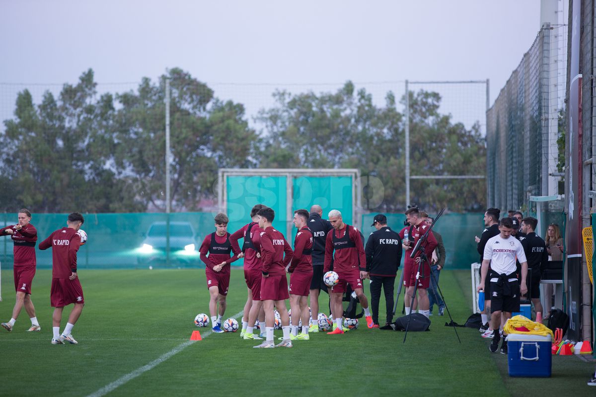 Antrenament Rapid în Dubai, 9 ianuarie 2025