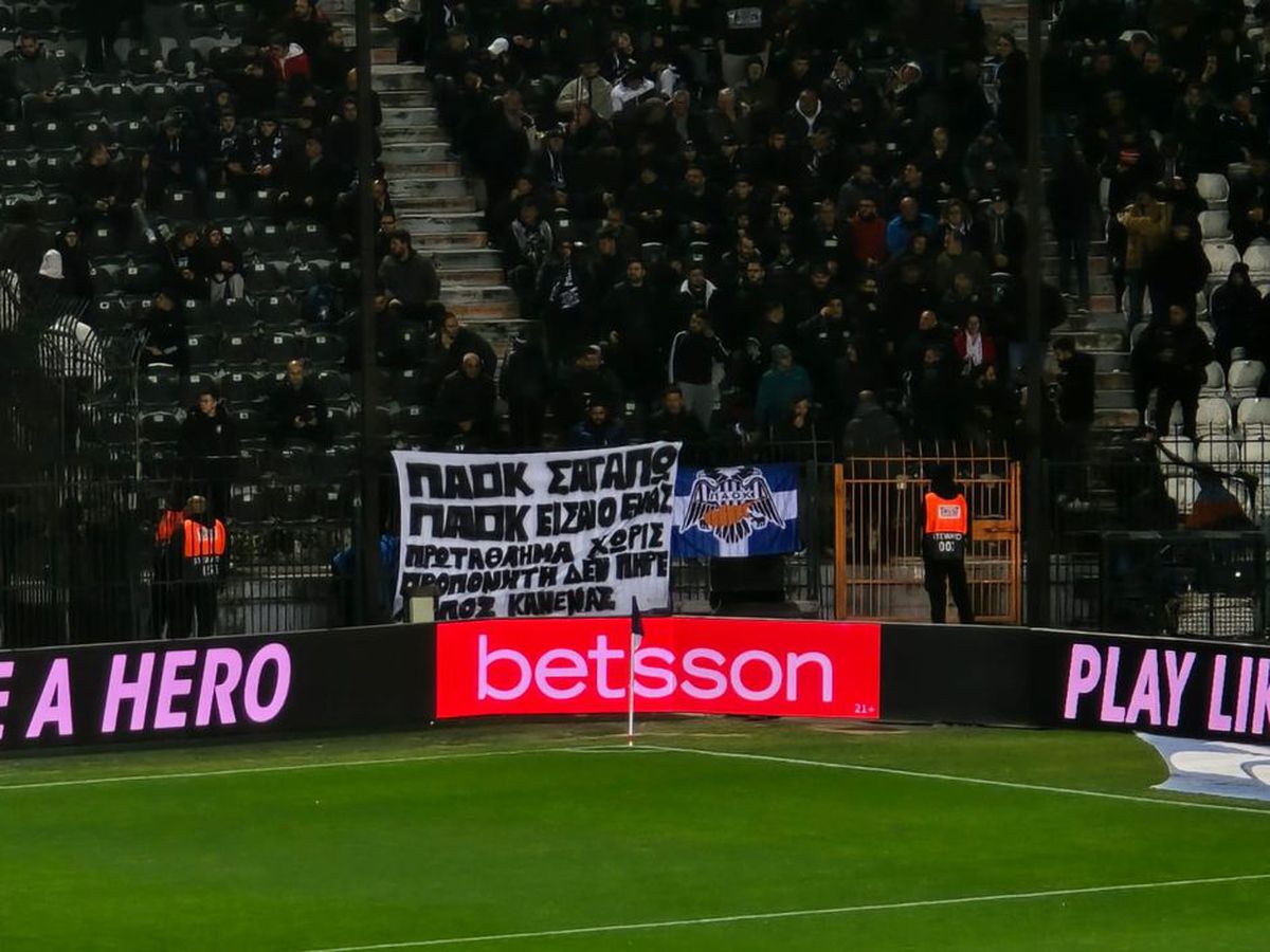 Măștile cu Răzvan Lucescu și steagurile „tricolore” n-au ajutat-o pe PAOK » Eliminare dramatică din Cupa Greciei: gol decisiv în minutul 107