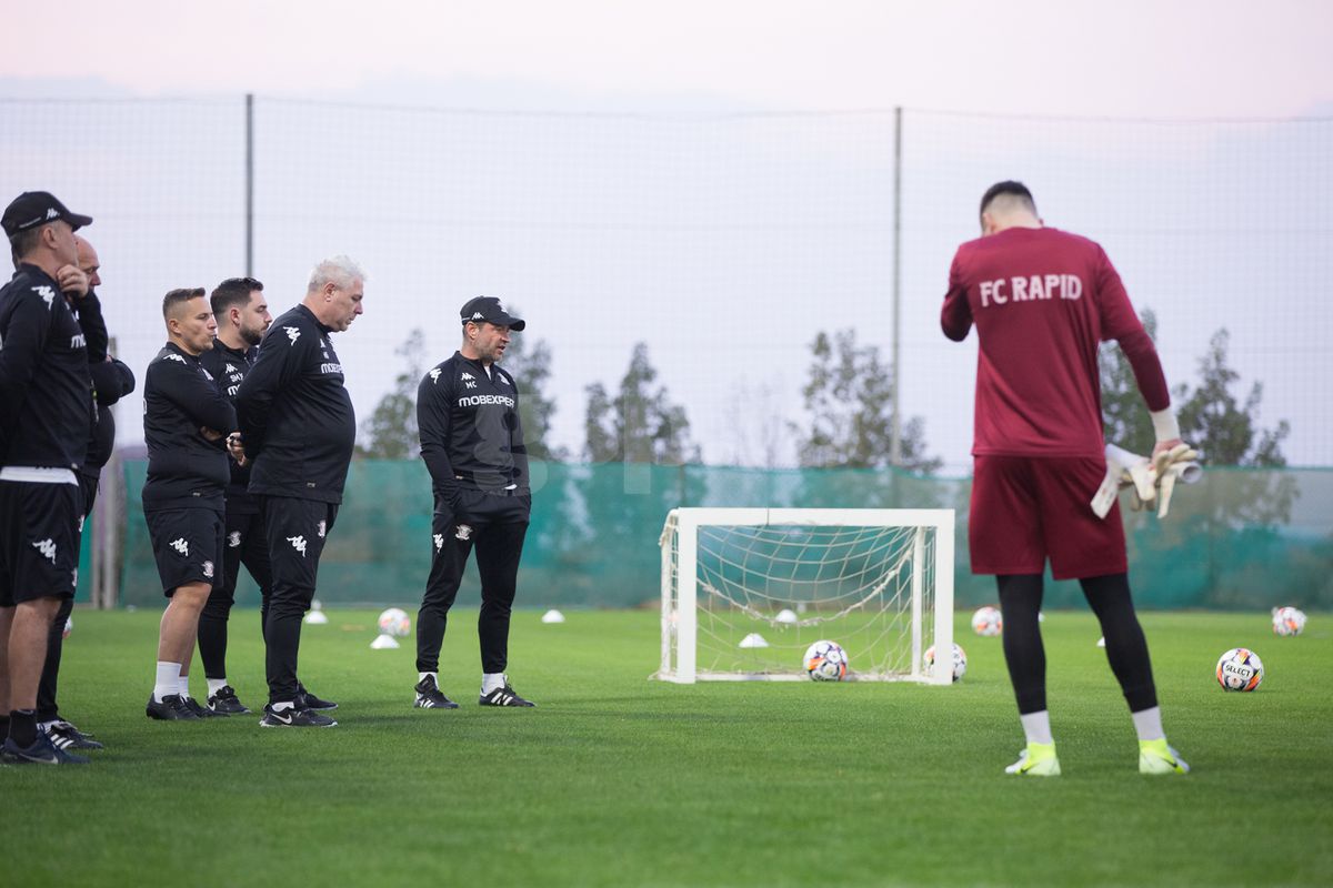 „Moartea căprioarei” în metropolă » Rapidiștii au primit antrenamente forte, nu ciocolată Dubai