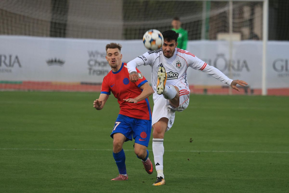 FCSB - Beșiktaș 1-2 » Campioana, învinsă în singurul amical din Antalya! A avut 1-0, dar a pierdut după două greșeli în defensivă