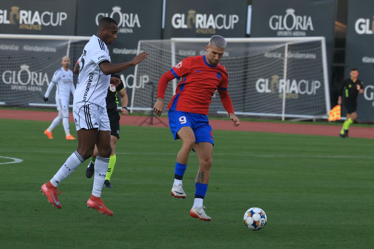 FCSB - Beșiktaș 1-2 » Campioana, învinsă în singurul amical din Antalya! A avut 1-0, dar a pierdut după două greșeli în defensivă