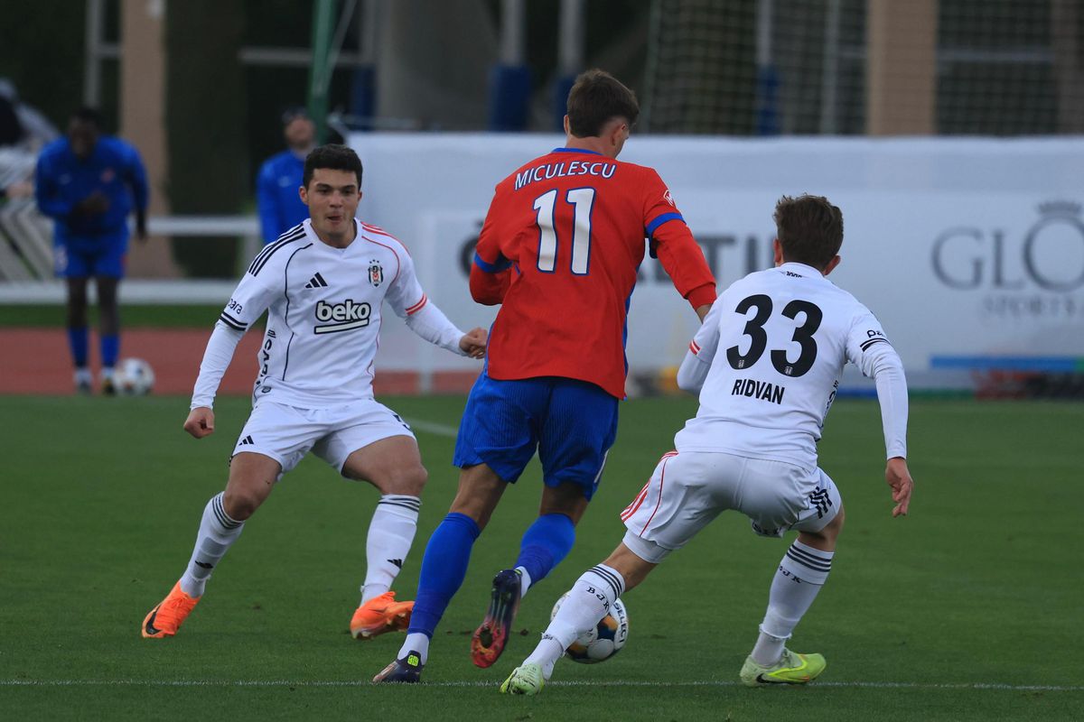 FCSB - Beșiktaș 1-2 » Campioana, învinsă în singurul amical din Antalya! A avut 1-0, dar a pierdut după două greșeli în defensivă