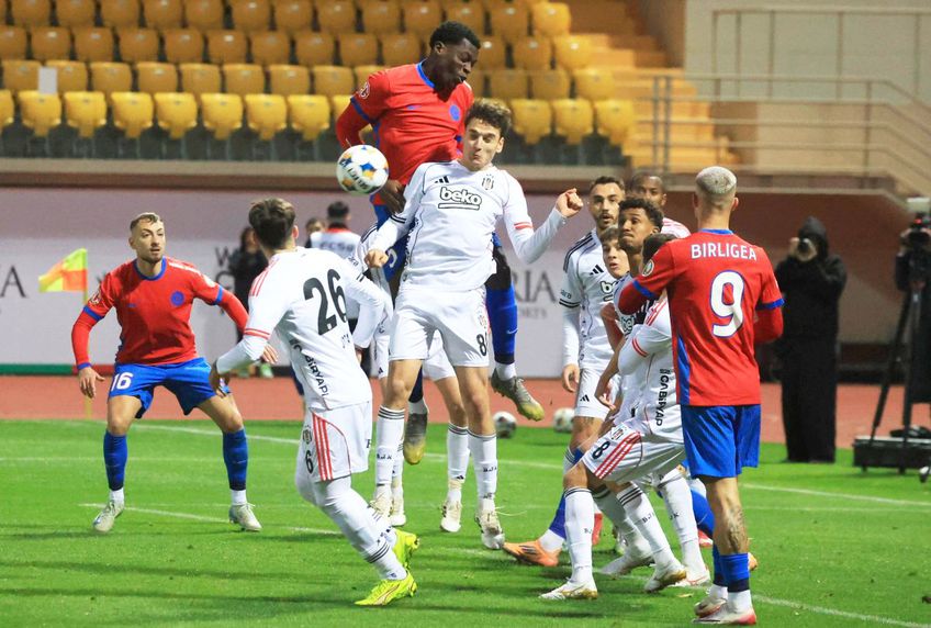 CORESPONDENȚĂ GSP DIN ANTALYA FCSB - Beșiktaș 1-2 » Campioana, învinsă în singurul amical din Antalya! A avut 1-0, dar a pierdut după două greșeli în defensivă