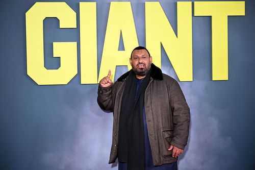 Naseem Hamed, la lansarea filmului „Gigantul”/Foto: Getty Images