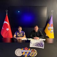 Denis Radu, alături de impresarul Ceniz Erten