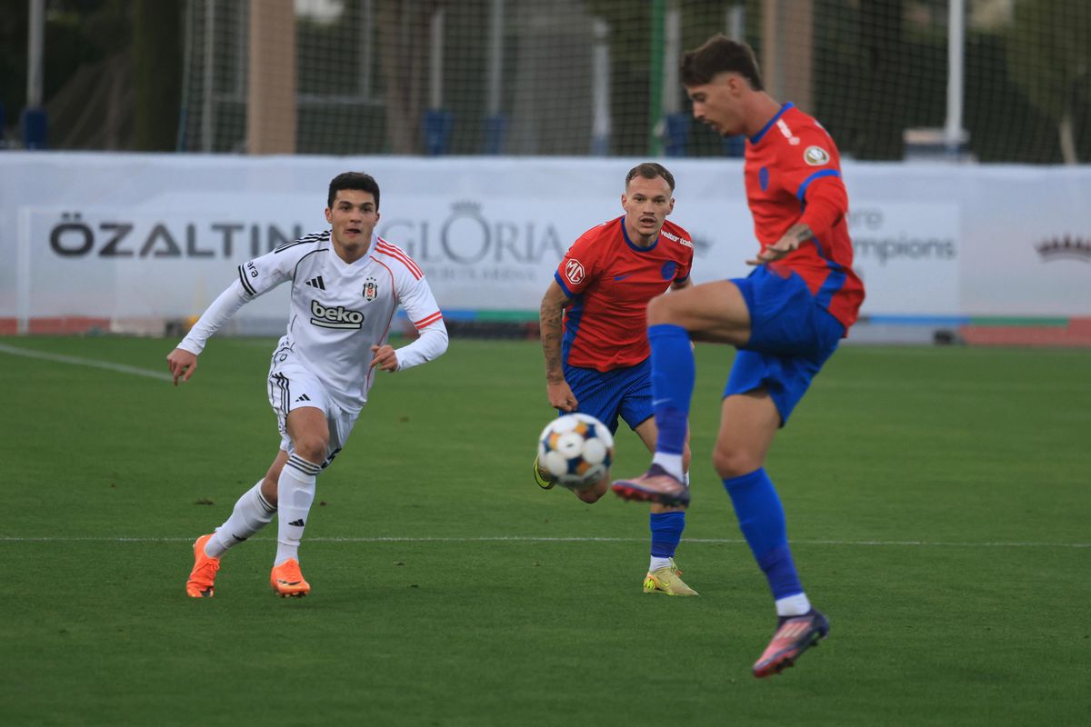 FCSB - Beșiktaș 1-2 » Campioana, învinsă în singurul amical din Antalya! A avut 1-0, dar a pierdut după două greșeli în defensivă