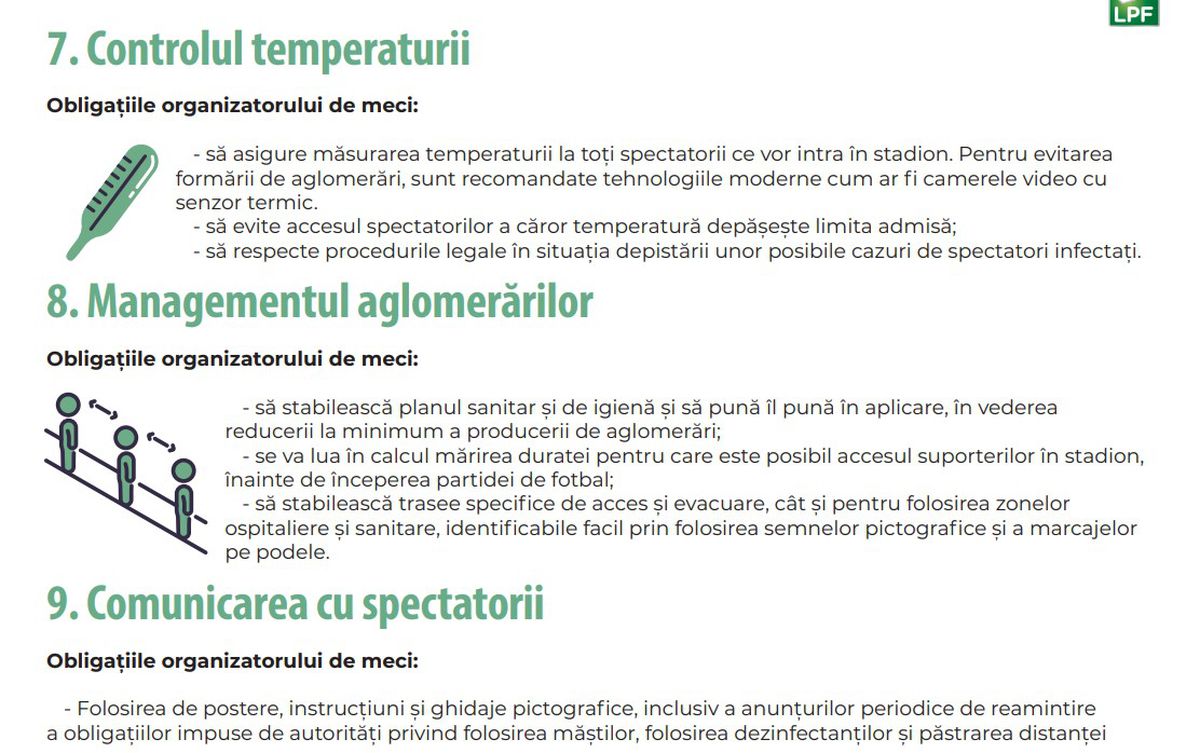 LPF vrea revenirea fanilor pe stadioane! Planul pus la cale de Ligă: ce trebuie să facă echipele și fanii