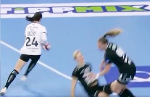 VIDEO Faza săptămânii în handbal! Elena Dache le-a dat cap în cap pe unguroaicele de la Siofok prin driblingul ei!