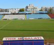 Stadion Oțelul Galați + vitrina cu trofee