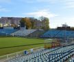 Stadion Oțelul Galați + vitrina cu trofee