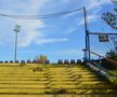 Stadion Oțelul Galați + vitrina cu trofee
