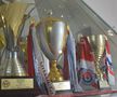 Stadion Oțelul Galați + vitrina cu trofee