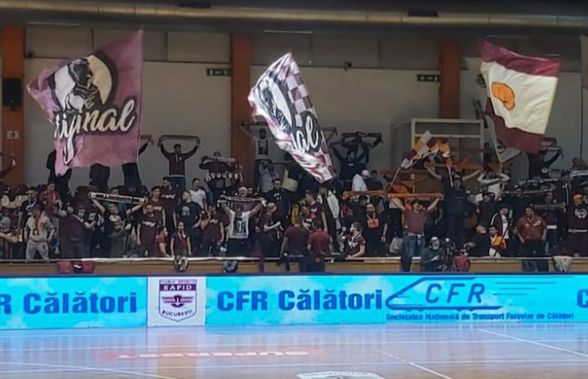 Atmosferă electrizantă în derby-ul „Ligii Florilor”, Rapid - SCM Rm. Vâlcea » Ce s-a întâmplat pe parchet