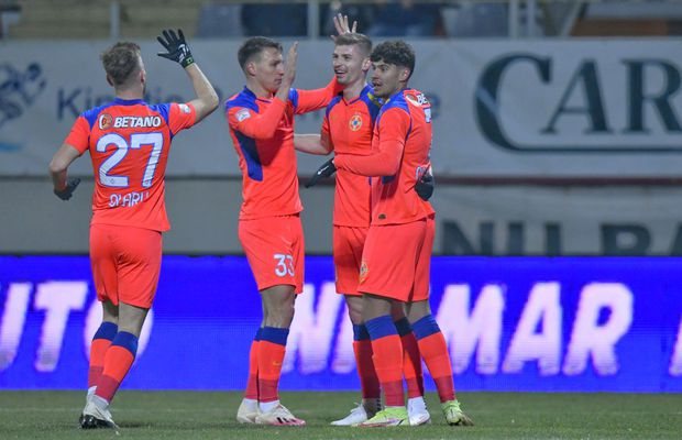 KO la Giurgiu, iar FCSB e la o victorie în play-off de CFR Cluj! Clasamentul ACUM