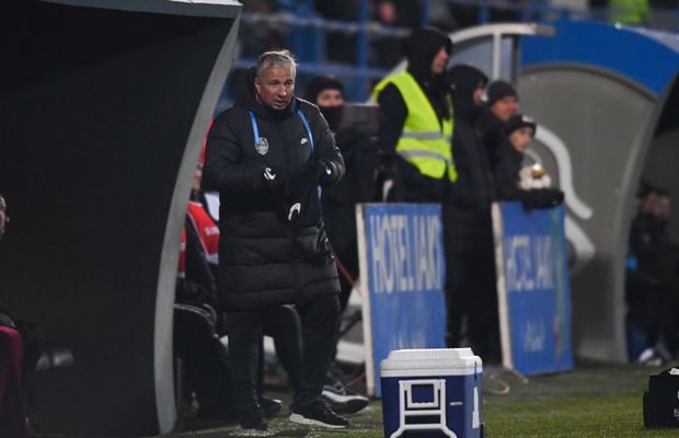 Dan Petrescu nu se gândește la „dubla” cu Lazio din Conference League: „Nici nu mă uit la meciurile lor”