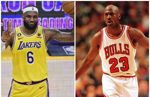 Doi zei, două epoci: LeBron James și Michael Jordan. Povestea celor mai frumoase două fotografii