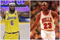 Doi zei, două epoci: LeBron James și Michael Jordan. Povestea celor mai frumoase două fotografii