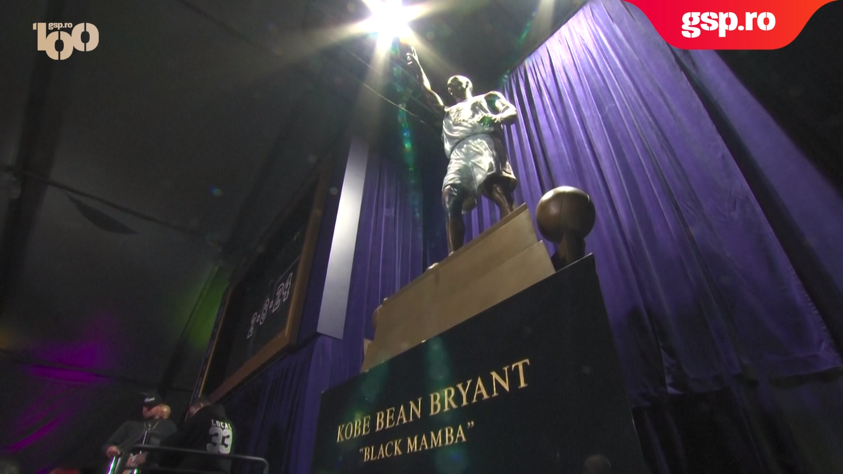Kobe Bryant, comemorat cu o statuie de bronz de către LA Lakers » Mesajul soției: „Dacă cineva are vreo problemă cu asta...”