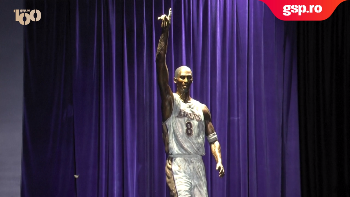 Kobe Bryant, comemorat cu o statuie de bronz de către LA Lakers » Mesajul soției: „Dacă cineva are vreo problemă cu asta...”