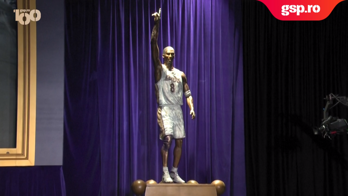 Kobe Bryant, comemorat cu o statuie de bronz de către LA Lakers » Mesajul soției: „Dacă cineva are vreo problemă cu asta...”