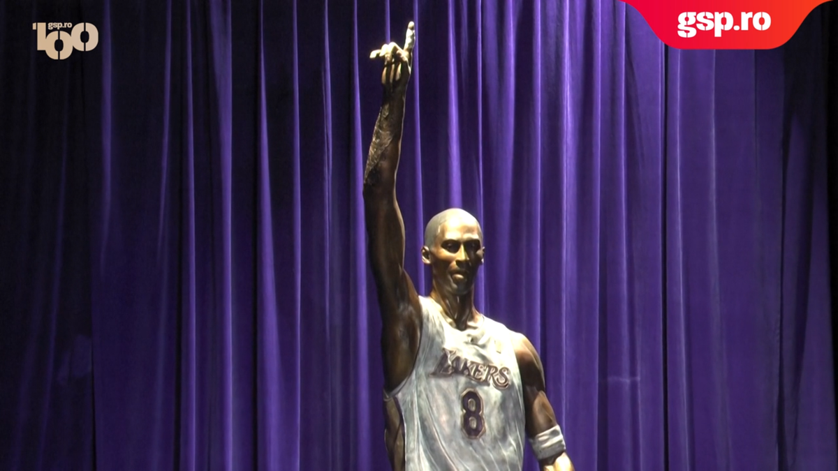 Kobe Bryant, comemorat cu o statuie de bronz de către LA Lakers » Mesajul soției: „Dacă cineva are vreo problemă cu asta...”