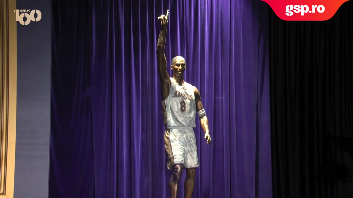 Kobe Bryant, comemorat cu o statuie de bronz de către LA Lakers » Mesajul soției: „Dacă cineva are vreo problemă cu asta...”