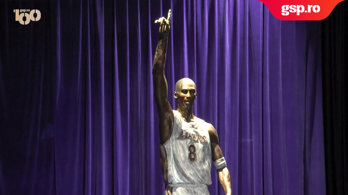 Kobe Bryant, comemorat cu o statuie de bronz de către LA Lakers » Mesajul soției: „Dacă cineva are vreo problemă cu asta...”