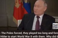 O afirmație făcută de Vladimir Putin în interviul dat lui Tucker Carlson l-a scandalizat pe celebrul sportiv din Ucraina: „Polonia l-a forțat pe Hitler? Al naibii nebun!”